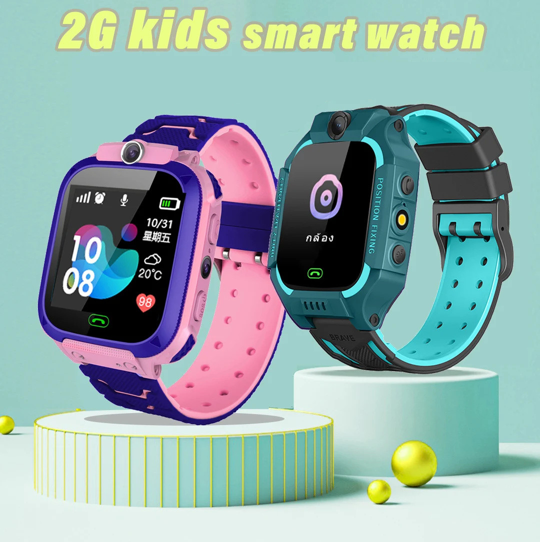 Smartwatch Digital Watches For Kid Girl - Montre intelligente étanche pour enfants, Q12,