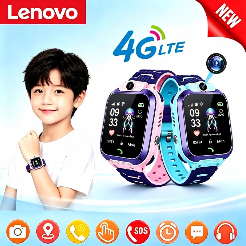 Smartwatch Watches For Kids - Montre connectée étanche Lenovo pour enfants,