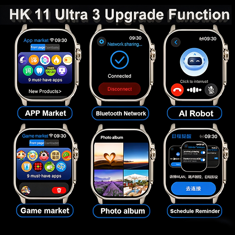 Nouvelle montre HK10 améliorée - Smartwatch Watches Price avis et prix