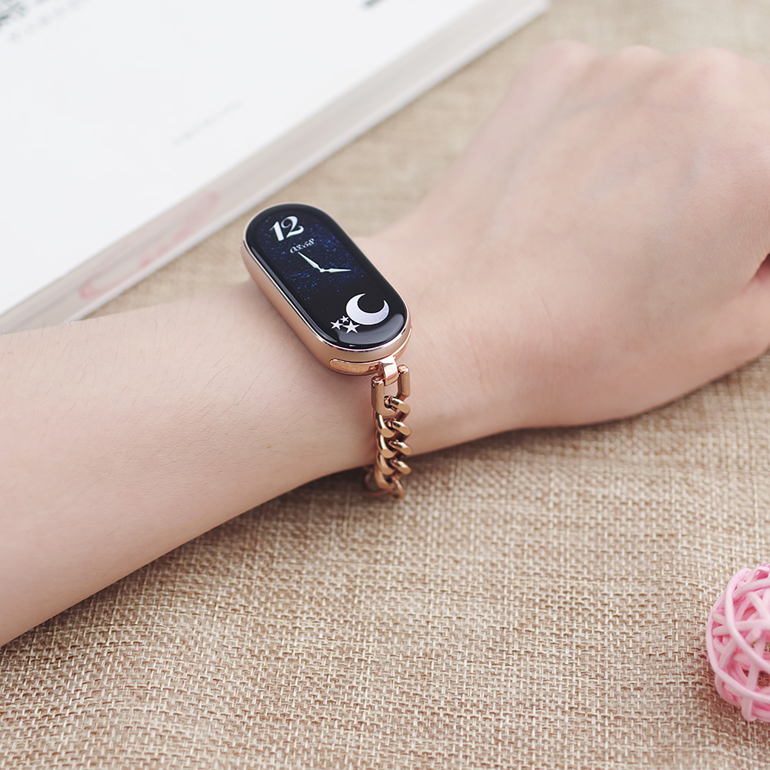 Bracelet chaîne pour Mi Band 1 - Watches Ladies Smartwatch avis et prix