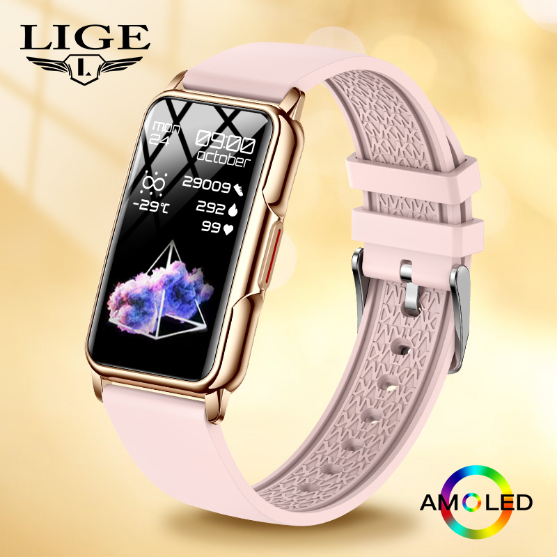 LIGE podomètre Bluetooth appel - Watches Ladies Smartwatch avis et prix